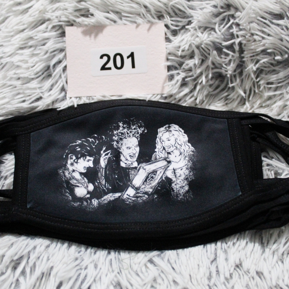 Set of 6 Hocus Pocus Face Masks